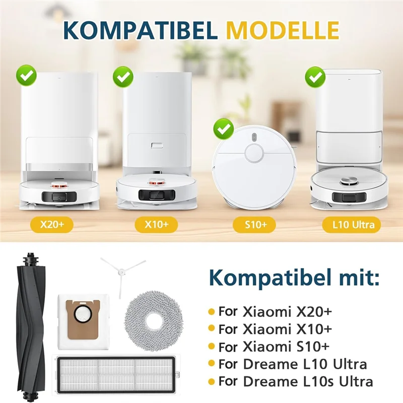 A83X-ملحقات للمكانس الكهربائية الروبوتية Xiaomi X20+ / X10+، قطع الغيار