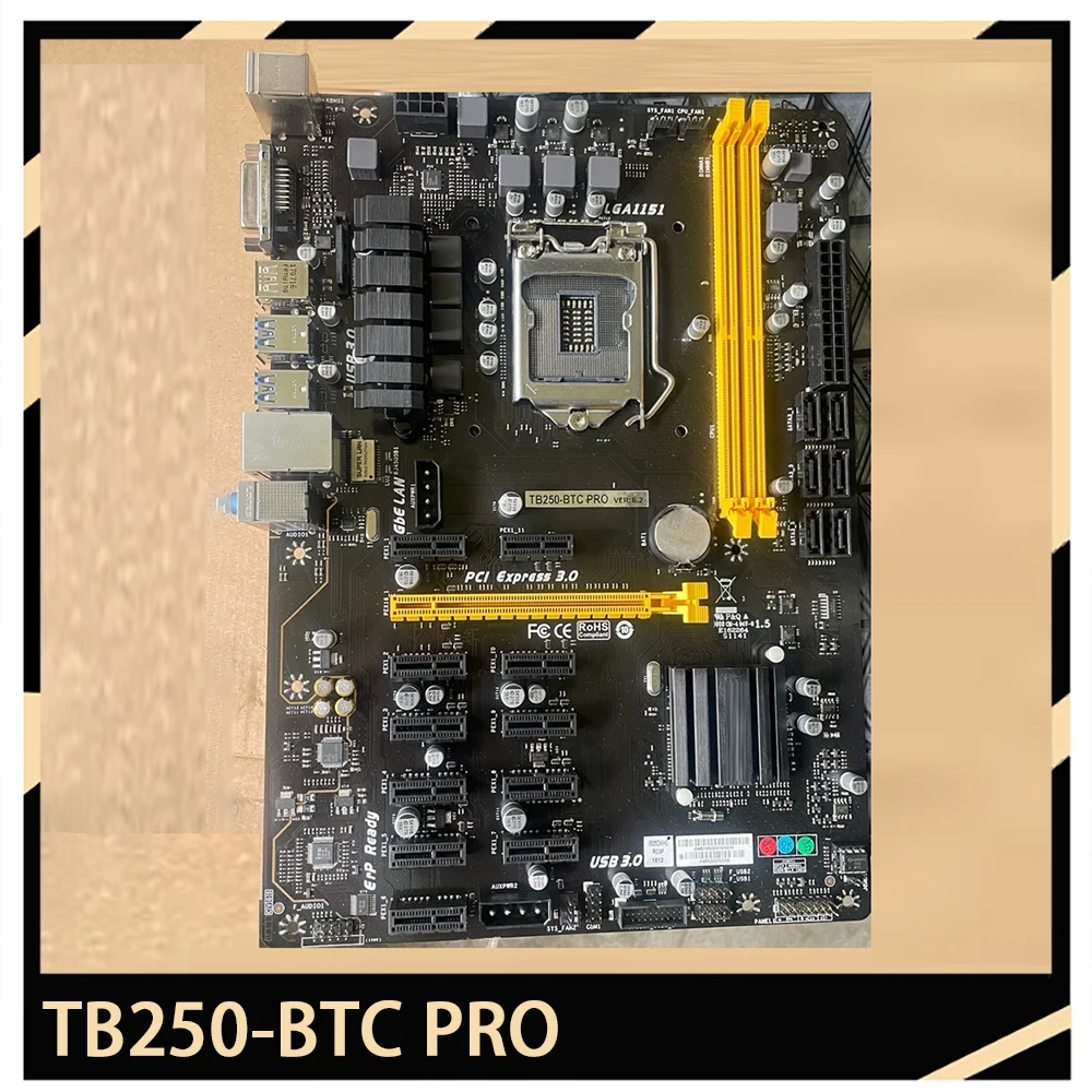 

Материнская плата LGA1151 DDR4 TB250-BTC PRO