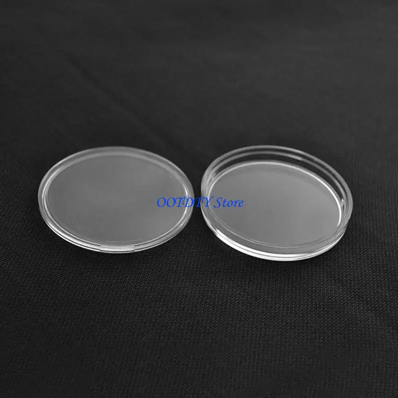 

367A 100pcs 25mm Coin Capsules Round Plastic Coin Holder Box Case Container with Storage Box for Coin Collection