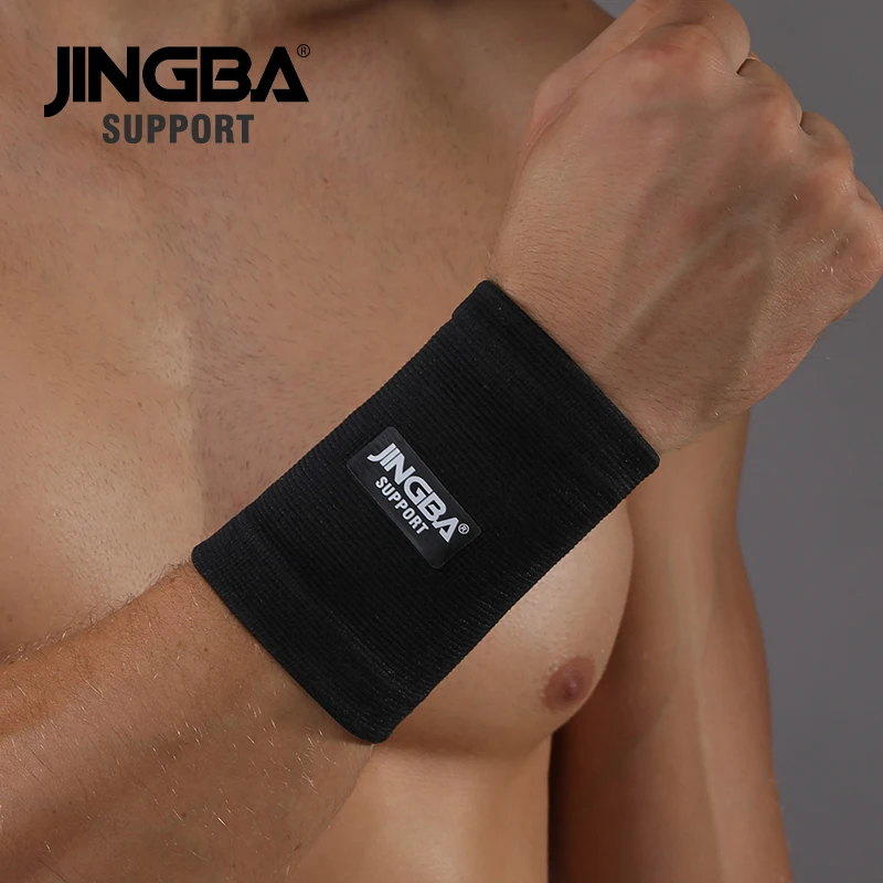 JINGBA SUPPORT 1PCS Elastic nylon Wristband Support Fitness Wrist Support Protective gear wrist band men Tennis Badminton Brace