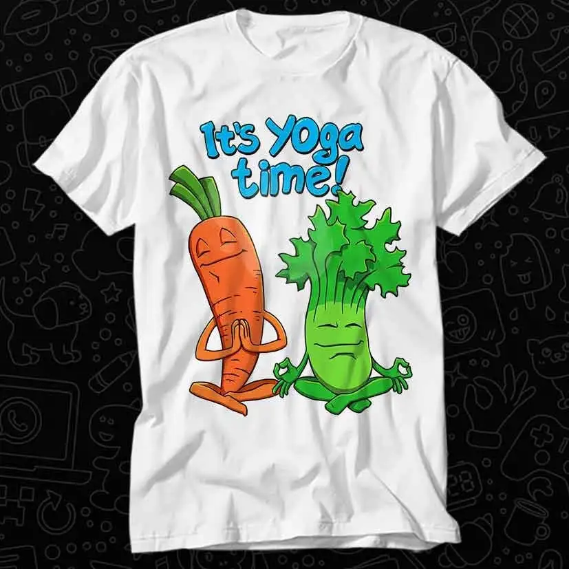 It's Yoga Time Funny Zen OM Parody T Shirt For Top Adult Vintage Music Best Movie OZ155