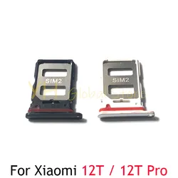 Pièces de réparation de carte SIM pour Xiaomi Mi 12T Pro, fente pour carte SIM, support d'escalade, 50 pièces