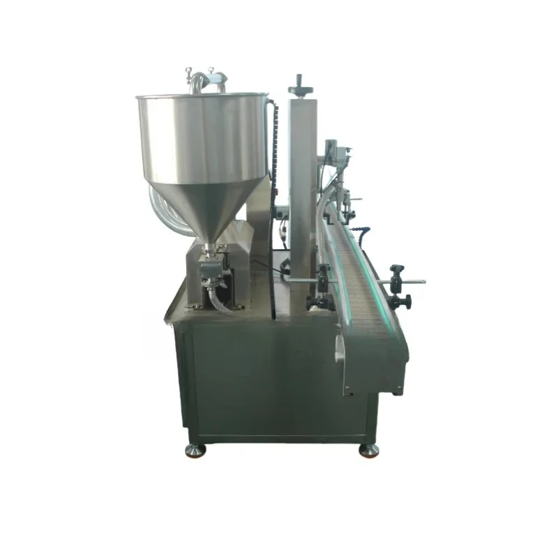 Máquina de llenado cuantitativa líquida de aceite esencial Servo de boquillas individuales automática máquina de llenado de salsa con bomba de rotor