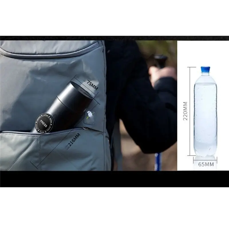

(A25M) Portable Coffee Machine Household Rechargeable Battery Car Mini Electric Espresso Capsule Coffee Machine