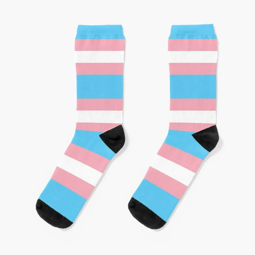 

Transgender Pride Flag Socks Crossfit anime Men's Socks Women's