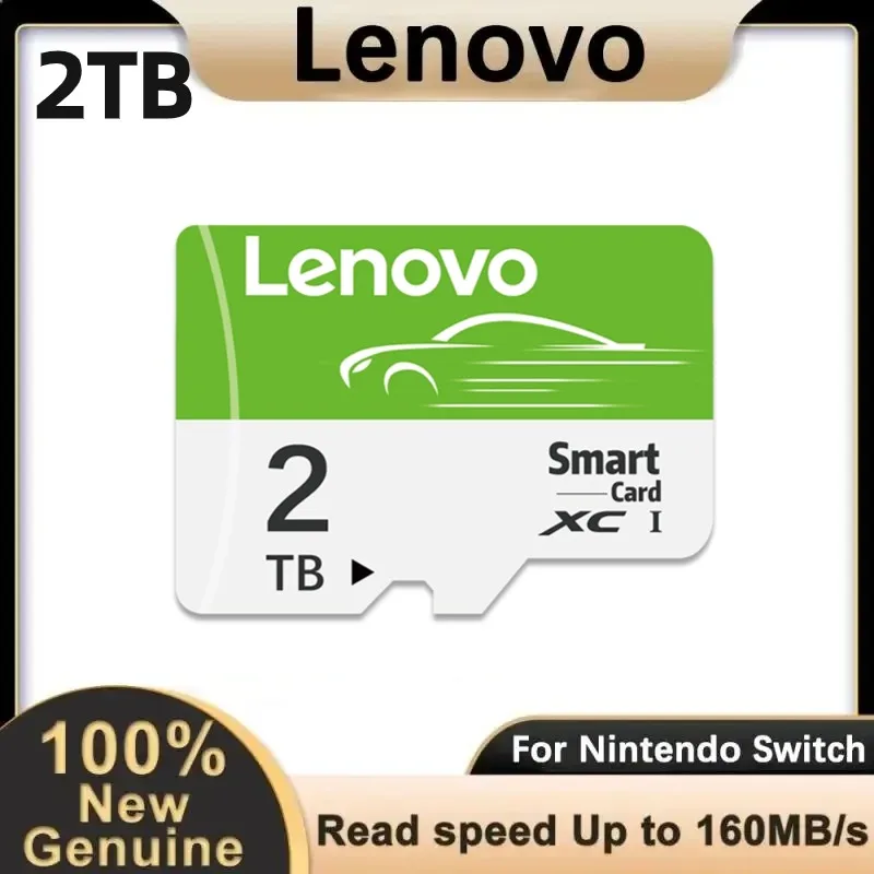 Lenovo Mini 2TB SD Card A2 1TB Micro Tf SD Card 512GB Camera Card Waterproof SD Flash Memory Card High Speed For MP4/MP3 Player