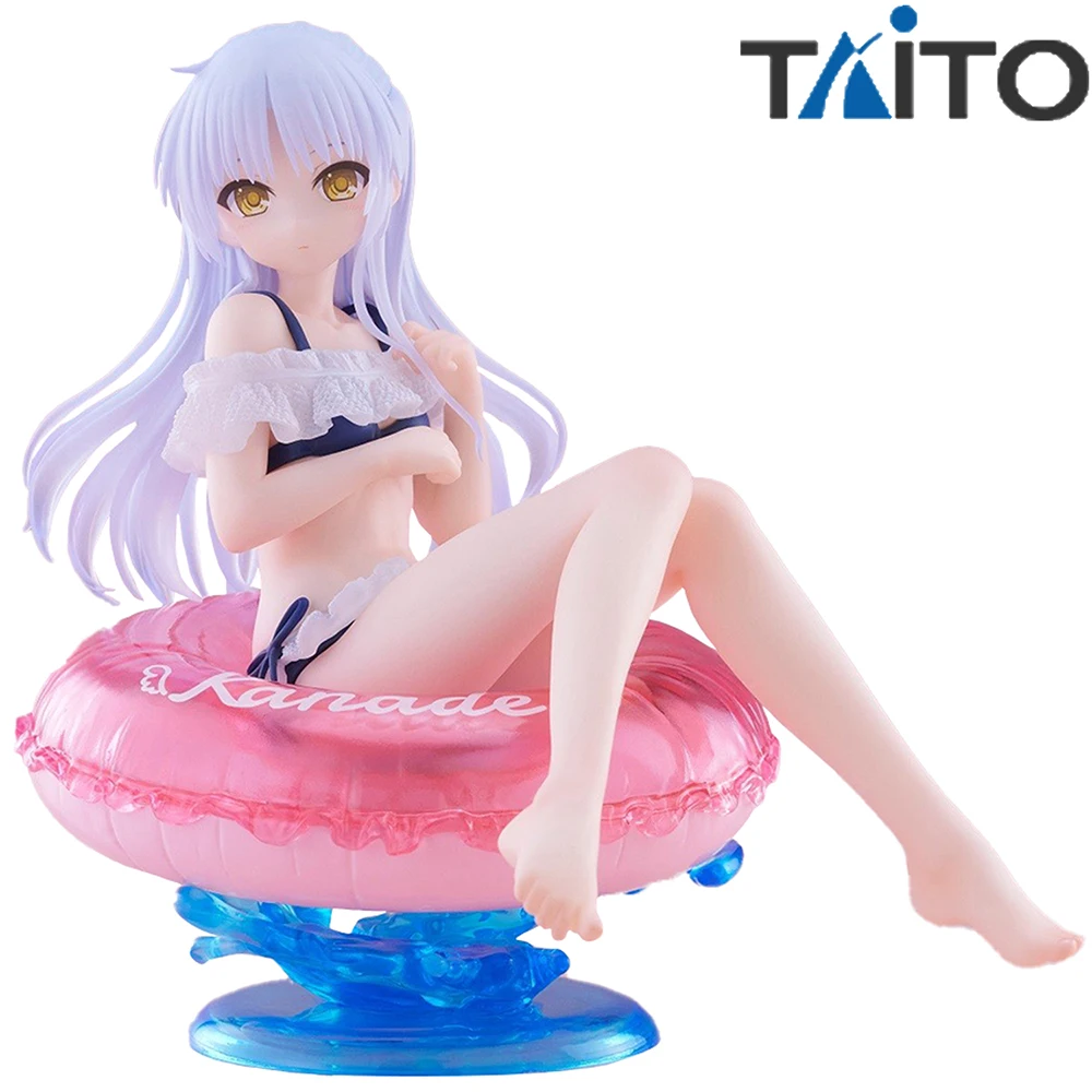 In Stock TAITO Angel Beats! Tachibana Kanade Tenshi Aqua Float Girls Collectible Anime Figure Model Toys Gifts