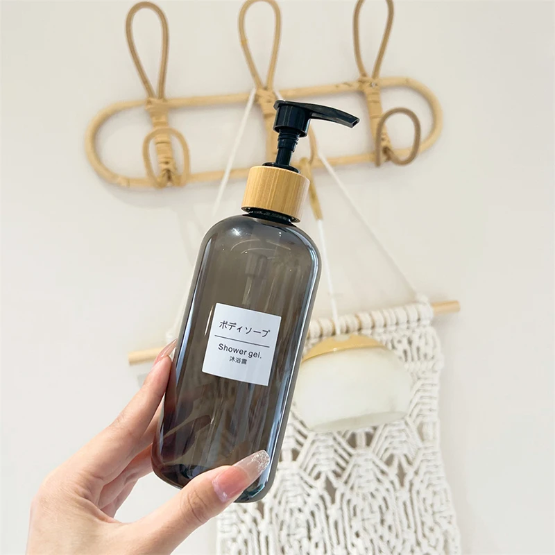 비누 디펜서 리필 가능 빈 펌프 병, 손 소독제 컨디셔너 용기, 샴푸 액체 로션 병, 250 ml, 350 ml, 500ml