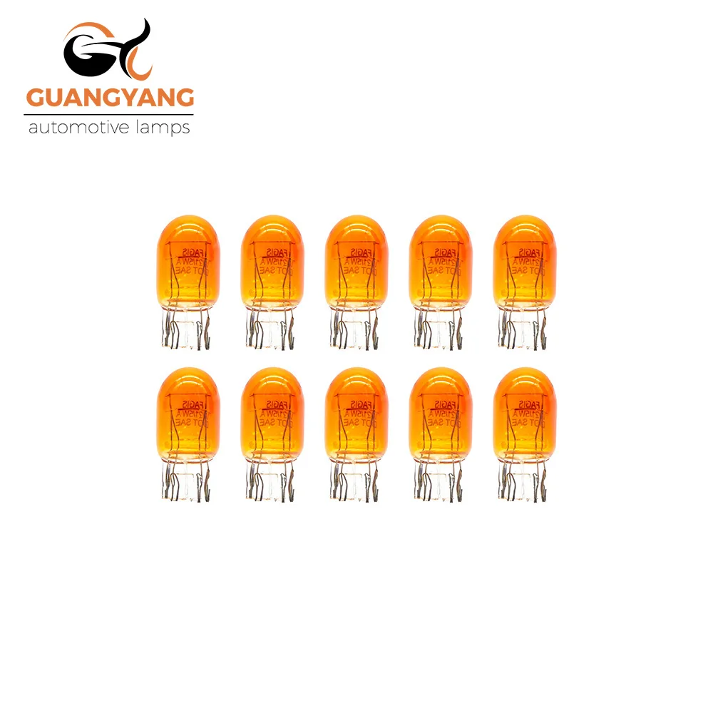 10pcs T20 7443 7440 W21W W21/5W 12v 21W 21/5w Signal Auto Lamps Daytime Running Lights Turn Stop Brake Tail Bulb DRL Bulbs