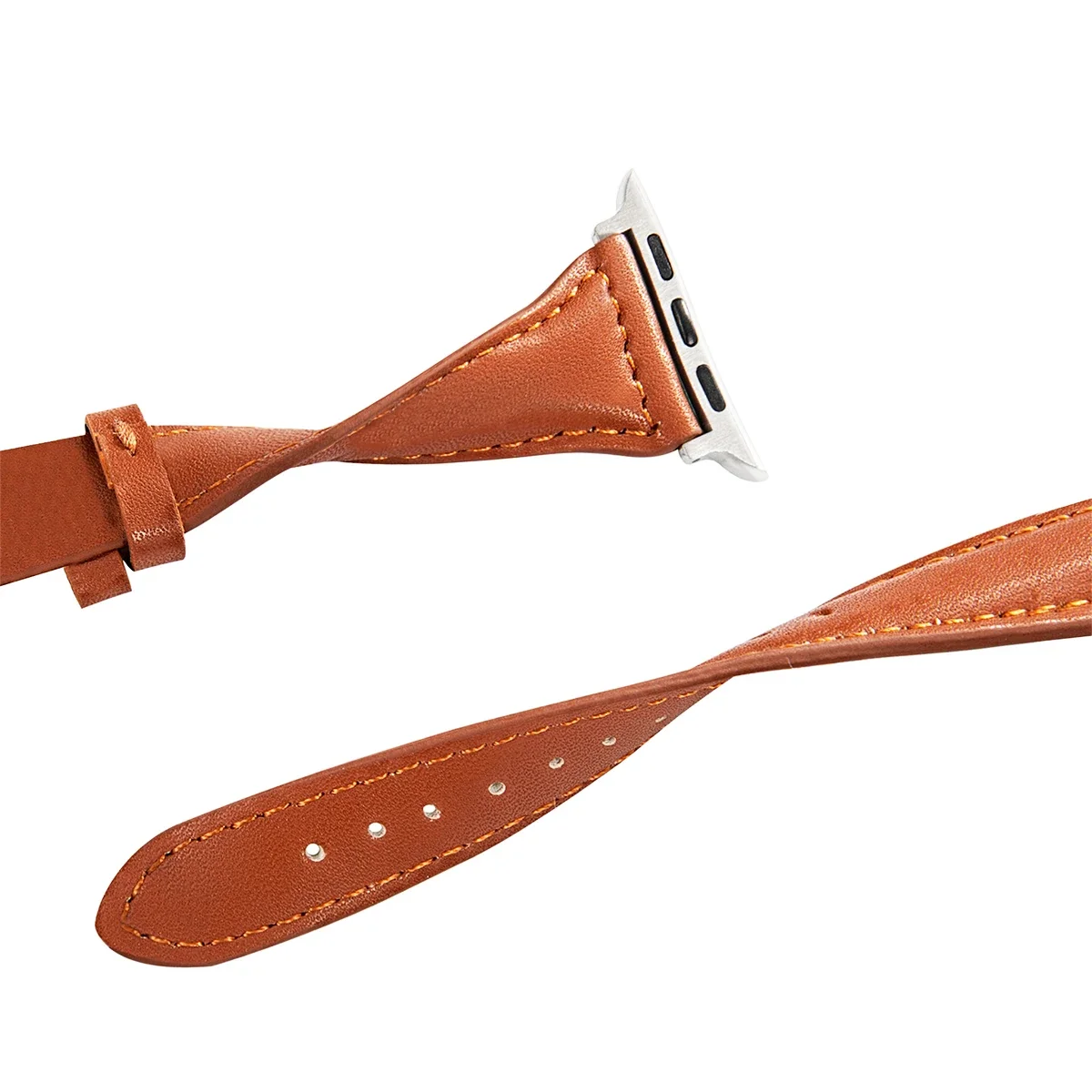 حزام جلدي رفيع للساعة ، ألترا 2 ، 49 أبل ، السلسلة 7 ، 8 ، 9 ، 41 ، 45 ، 38 ، 42 ، 42 ، سوار المعصم ، iWatch SE ، 6 ، 5 ، 4 ، 3 ، 40 ، 44