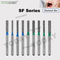 Fresas dentales tipo SF, fresas dentales de diamante, fresas dentales de alta velocidad FG 1,6mm, herramientas de dentista, 10 Uds.