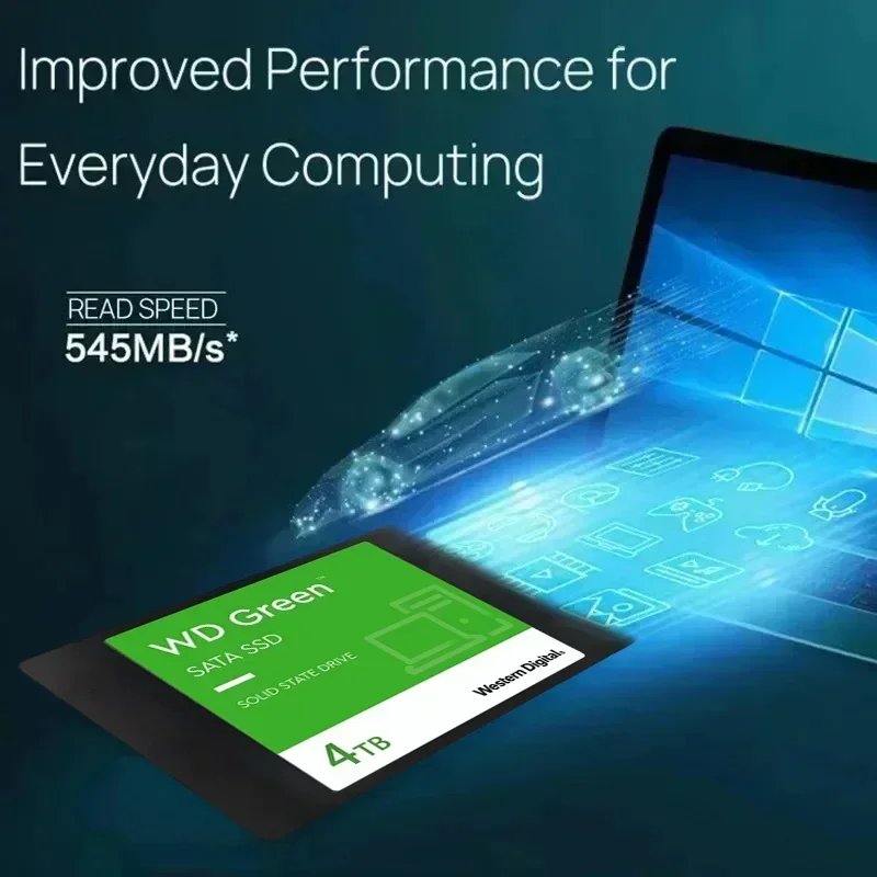 High Speed WD Western Digital SSD SATA3 2.5" Internal Hard Disk 1TB 2TB Internal Solid State Drive for Desktop Laptop Upgrade view 2
