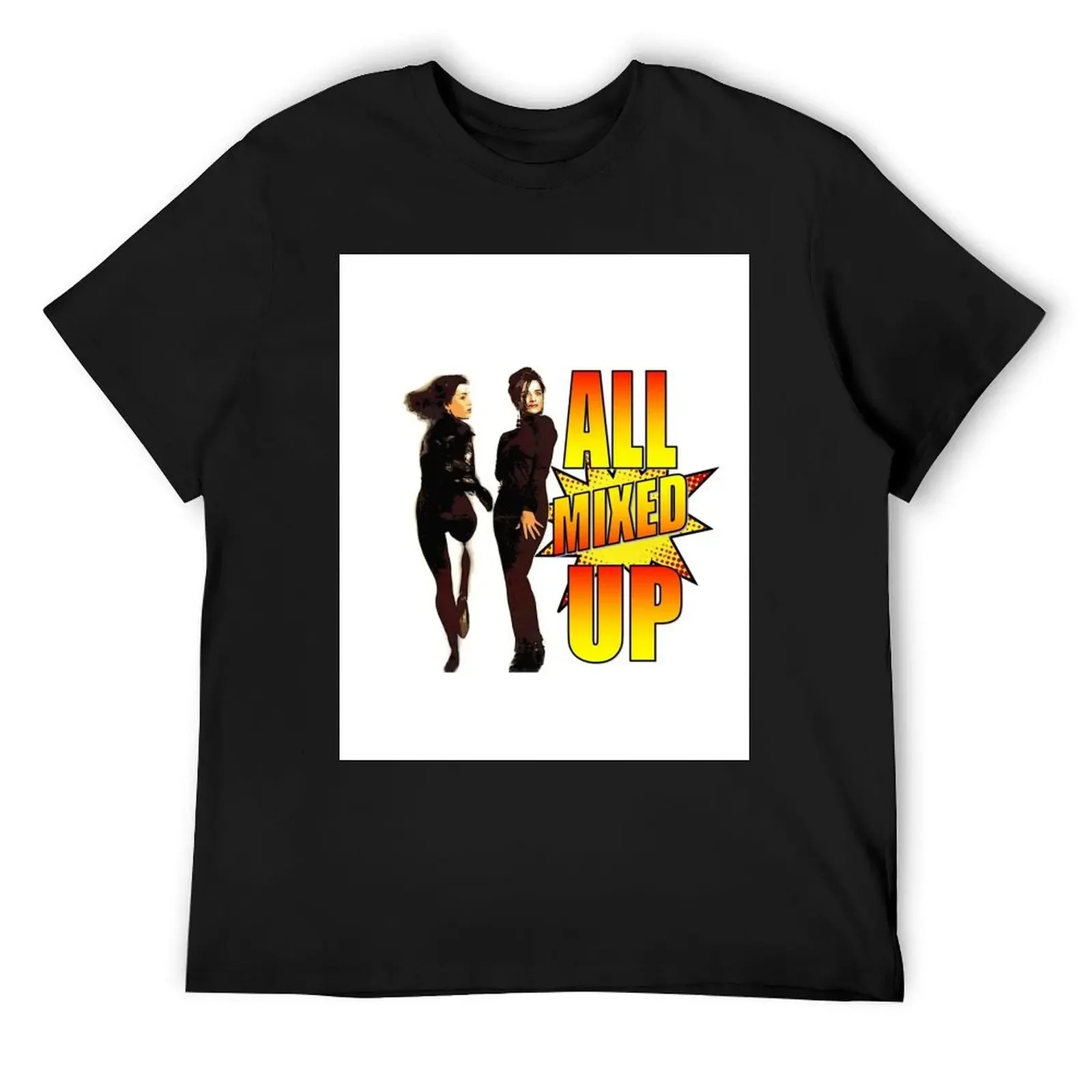 Pow Wow It's All Mixed Up Gayle & Gillian Blakeney (The Twins) T-Shirt oversized graphic tee cute clothes mens funny t shirts