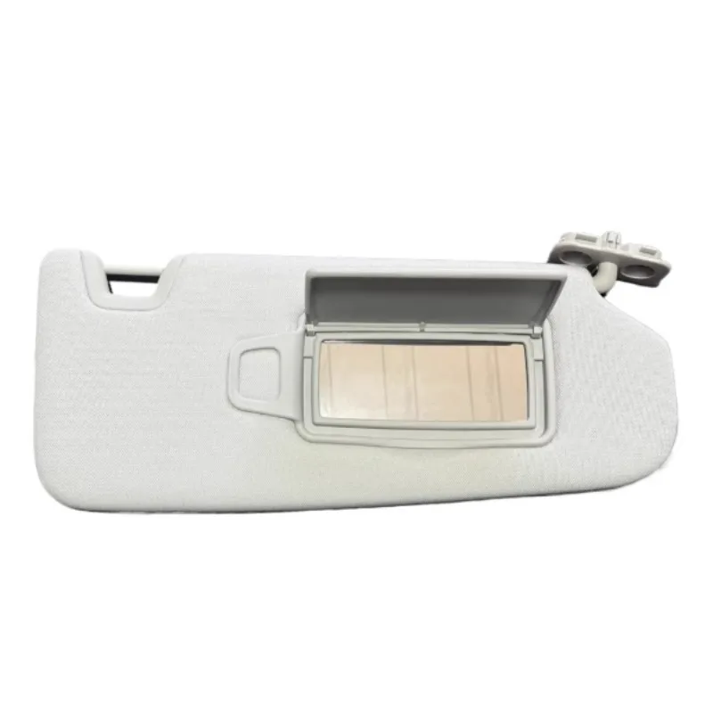Automobile Sun Visor with Makeup Mirror No Light 1pc Gray Without Screw Trim Cover for Geely Preface Brand New