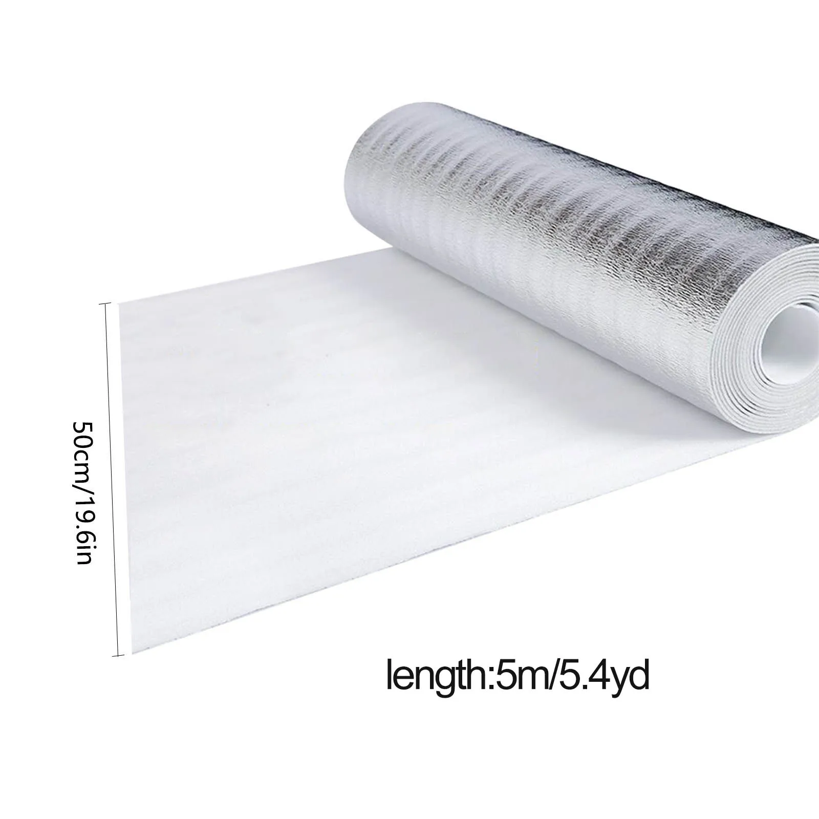20-50cm 5M Aluminum Foil Thermal Insulation Film Save On Heating Costs  Easy To Install And Cut Fit For Various Radiator Models
