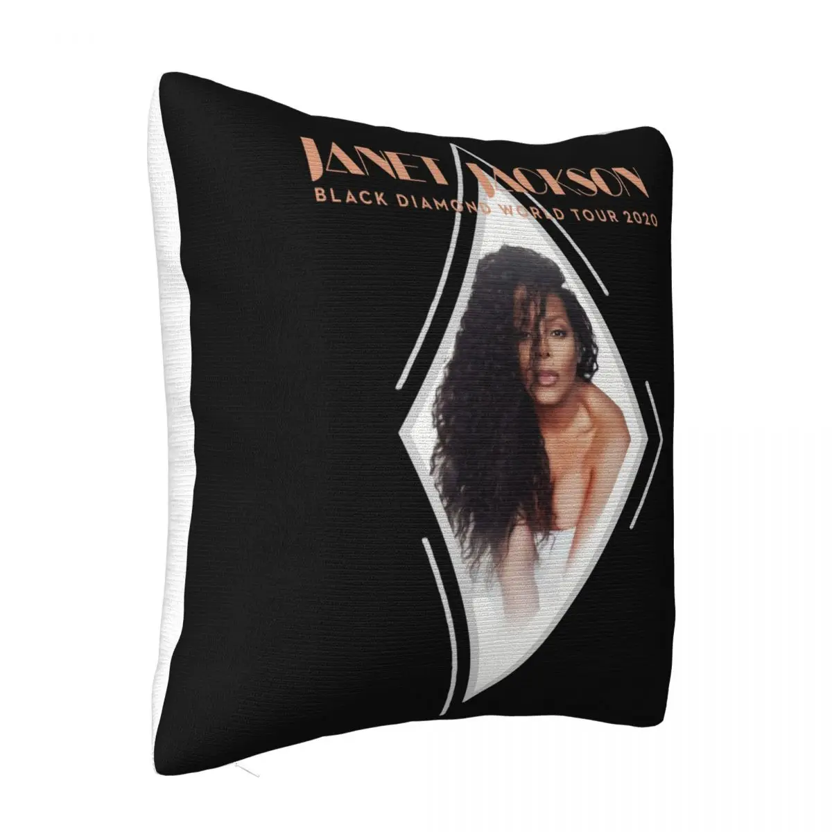 New Janet Jackson Black Diamond World Tour 2020 Atmungsaktives Size Men Black Women Men Personalized Pillow Case