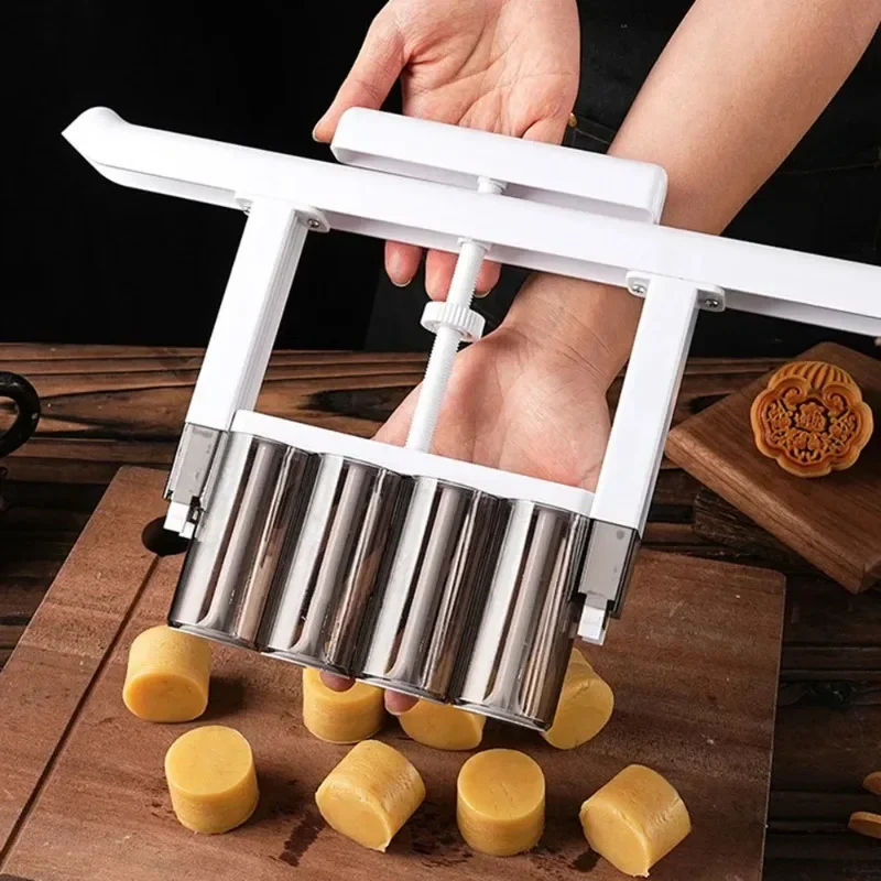 Mooncake Filling Machine Filling Dough Quantitative Peach Pastry Divider Hand Press Filling Machine Baking Mold