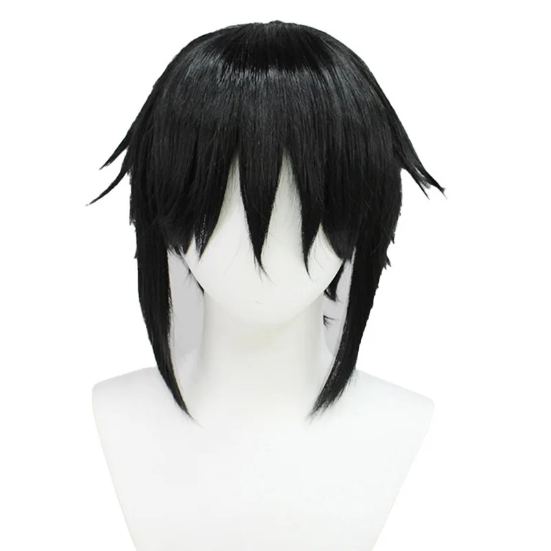 Black Butler Sebastian Cosplay Full Set Men EU Size Tuxedo Costume, Coat Vest Shirt Pants Gloves Necktie Brooch Chain view 5