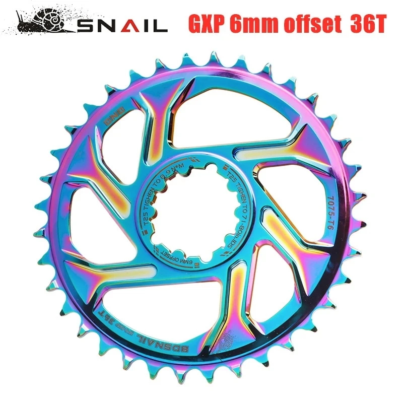 MTB Mountain Bike 3mm 6mm Offset 30T/32T/34T/36T/38T Crown Bicycle Chainring for Sram GXP 11/12S NX XX XO GX GXP11 Crank Parts