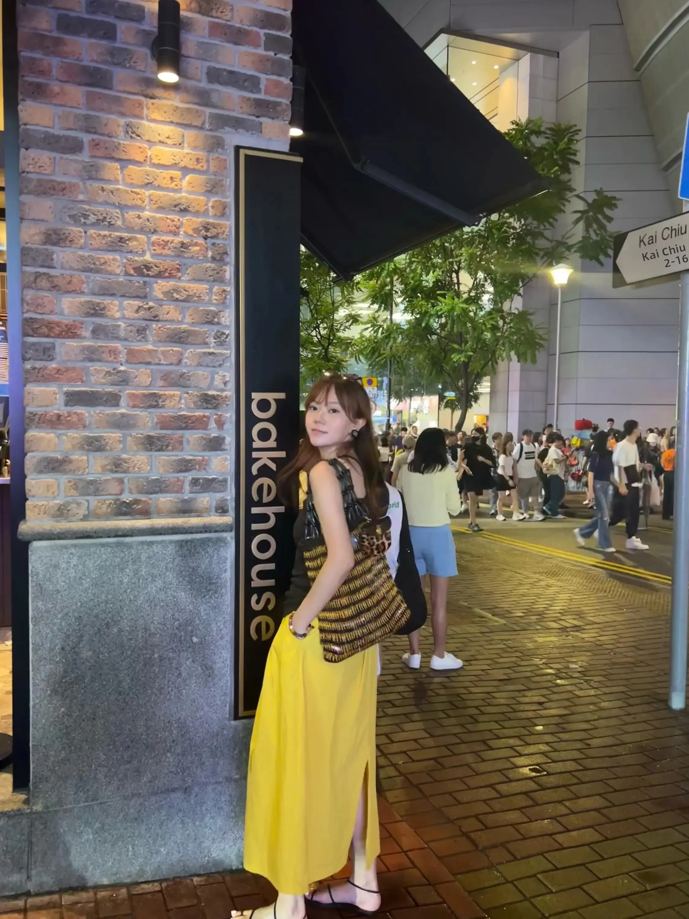 Romantic Yellow High Waist Elastic Waist Midi Skirt Women's Casual Versatile Spring Autumn New Style A-Line Cotton Skirt
