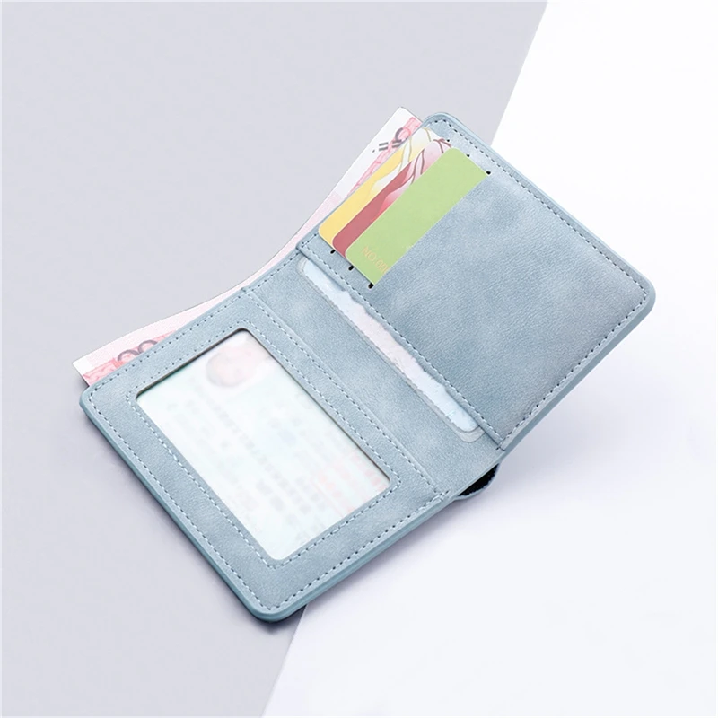 Men/Women Fashion Wallet ID Credit Card Holder Wallet For Men Multi-Card BagHolder Two Fold Small Wallet Black/gray Coin Purse