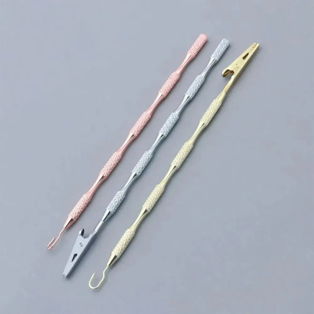 팔찌 고정 보조 후크 보조 장신구 도우미 로즈 골드/골드/실버 팔찌 빠르게 풀어내기 보조 막대 시계