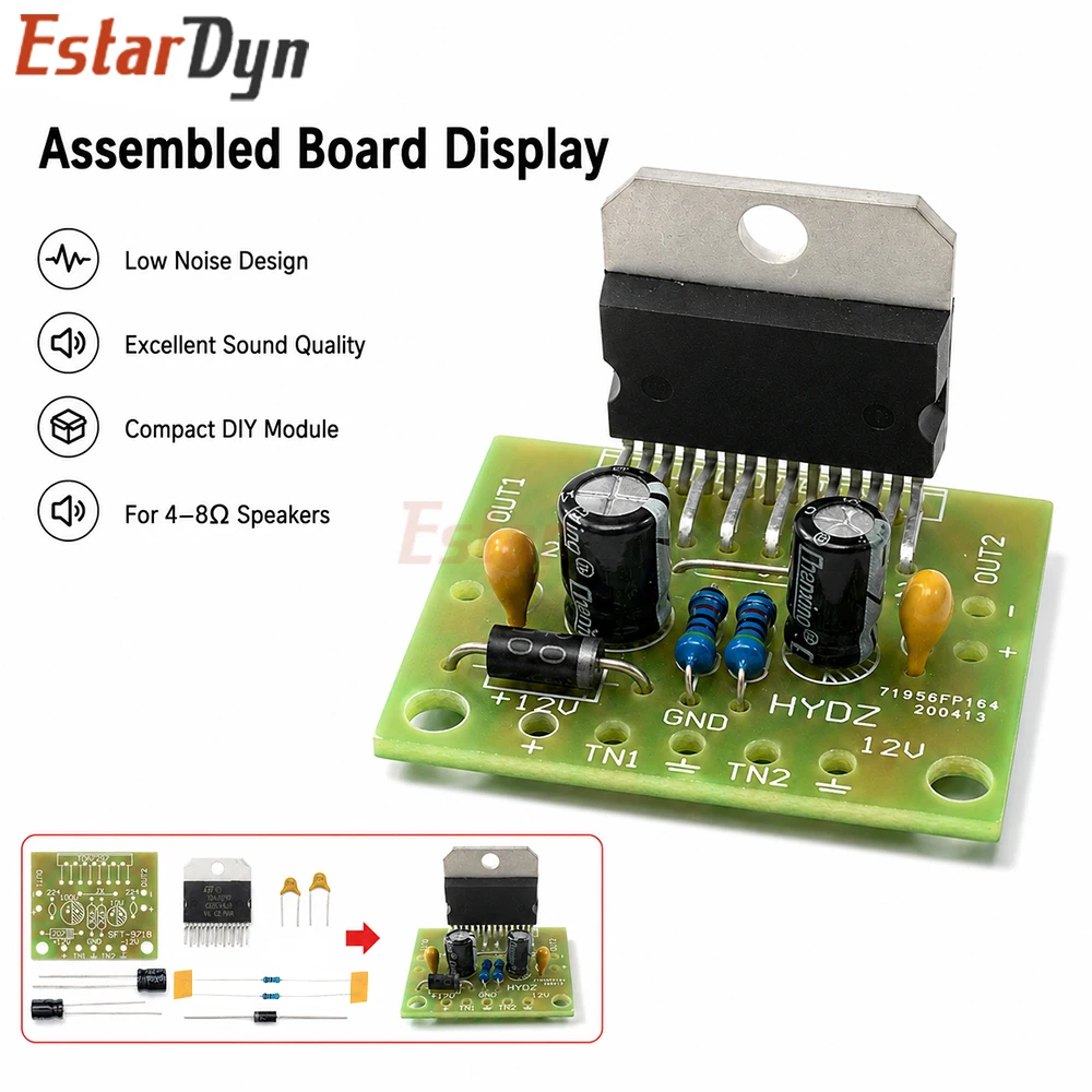 Estardyn TDA7297 アンプボード スペアパーツ - Diy Electronics Parts のレビューと価格