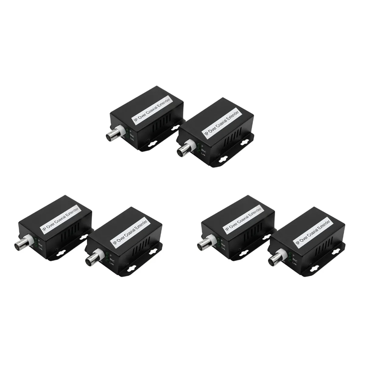 

A07I 3X IP Network to Coaxial Extender Transfer From Net Cable Transmission to Coax Line 500M Ethernet Converter for CCTV