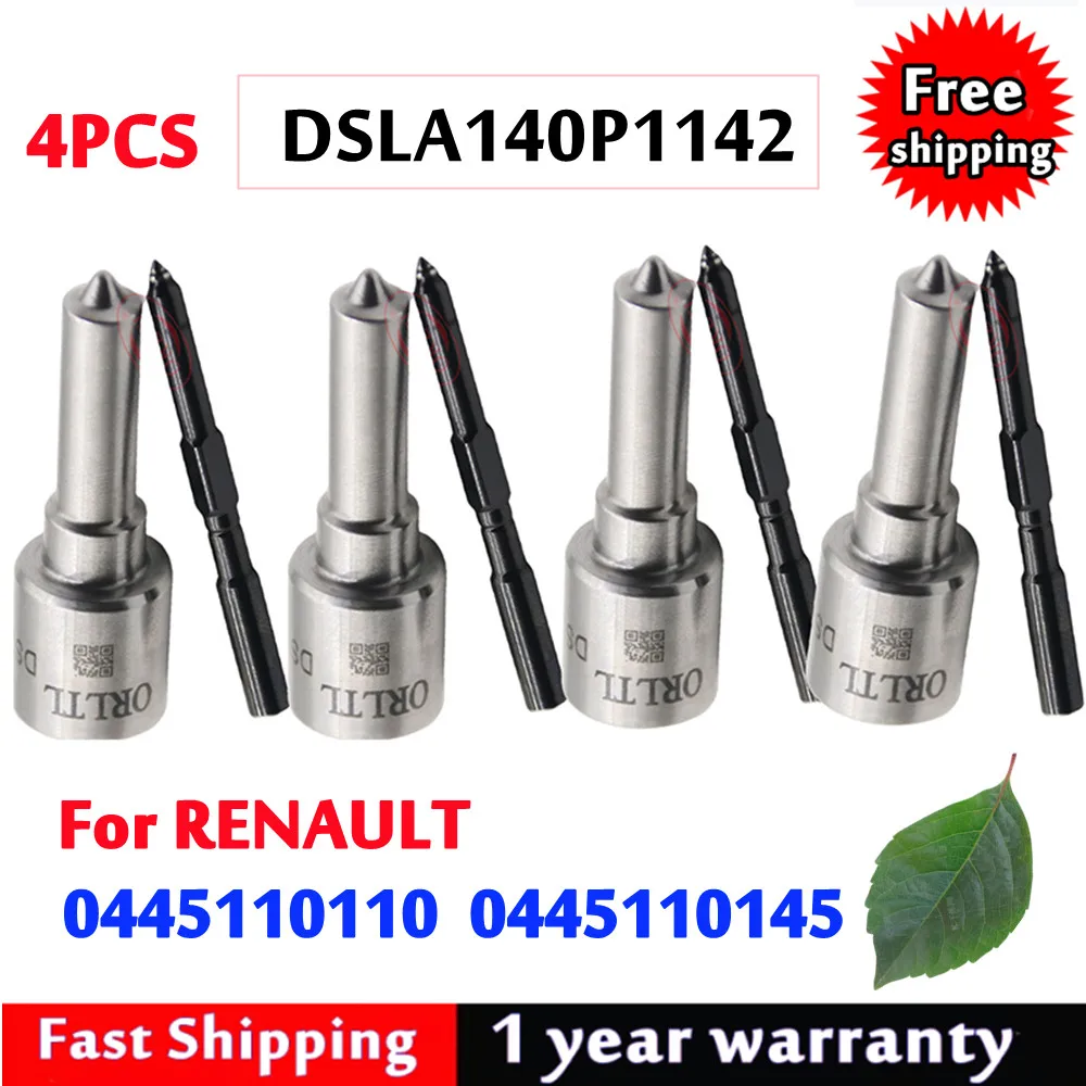 

4 шт. DSLA140P1142 для RENAULT 0445110110 0445110145 Форсунка Common Rail 0 445 110 0 445 110 145