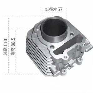 For 150cc Motorcycle Ceramic Cylinder Kit 1 Cylinder 65MM 16PIN New Air-Cooled 4 Stroke CDI Ignition Retrofit/Upgrade