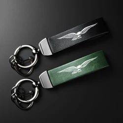 High-Grade Leather Motorcycle Keychain Holder Keyring for Moto Guzzi BREVA 750 V7 Breva 850 1100 1200 GRISO BREVA 1100