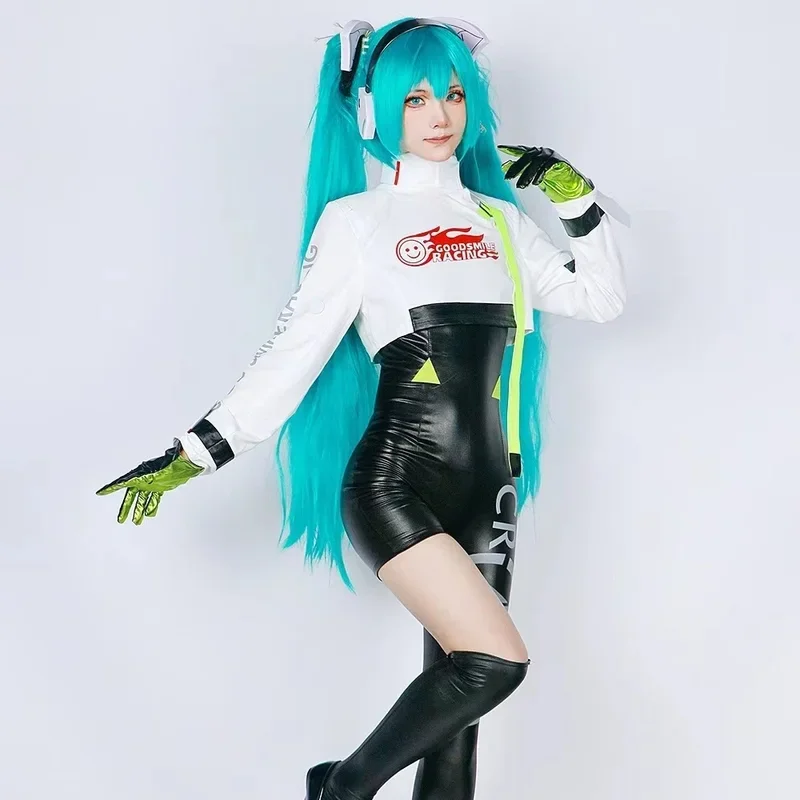 Anime Mikuu 2022 Racing Cosplay Costumes Women Game Hatsune Miku Anime Clothes Cosplay