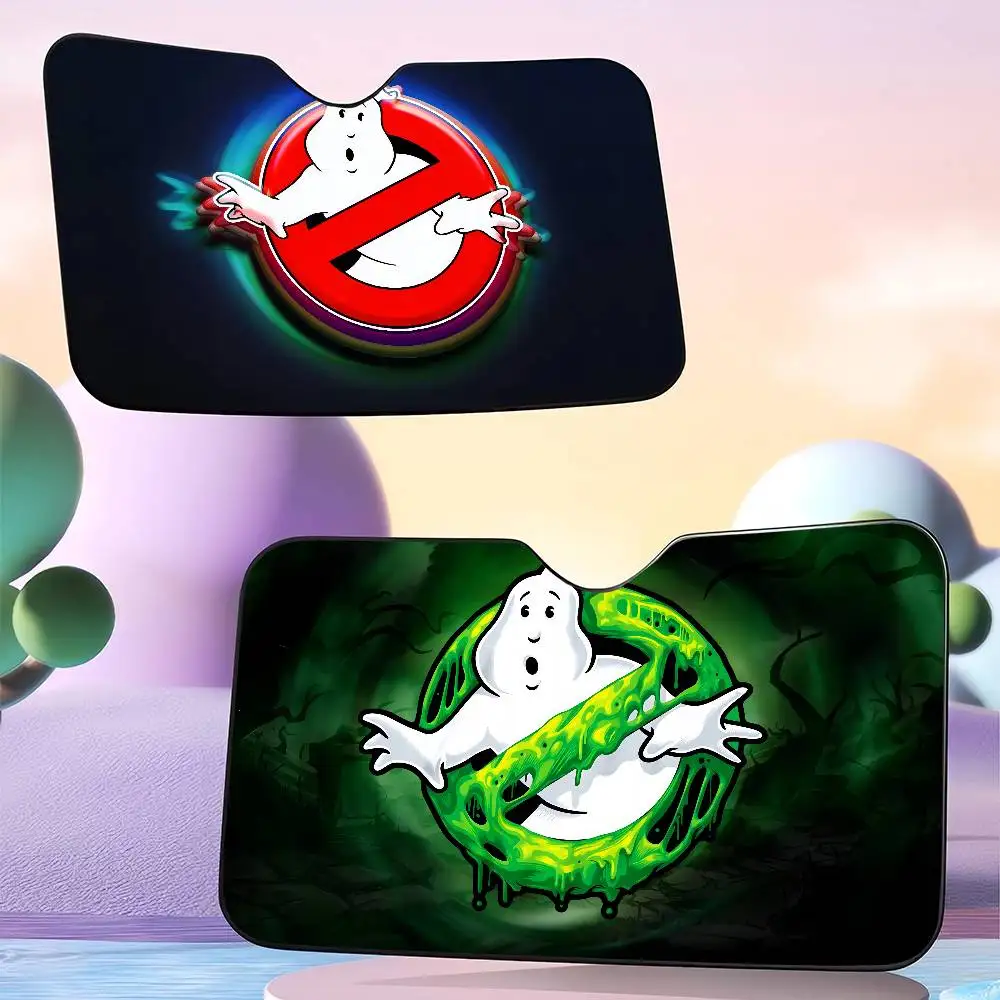 G-Ghostbusters Black Car Sun Shade Front Windshield Coverings Auto Protector Window Visor Men Women SUV Truck