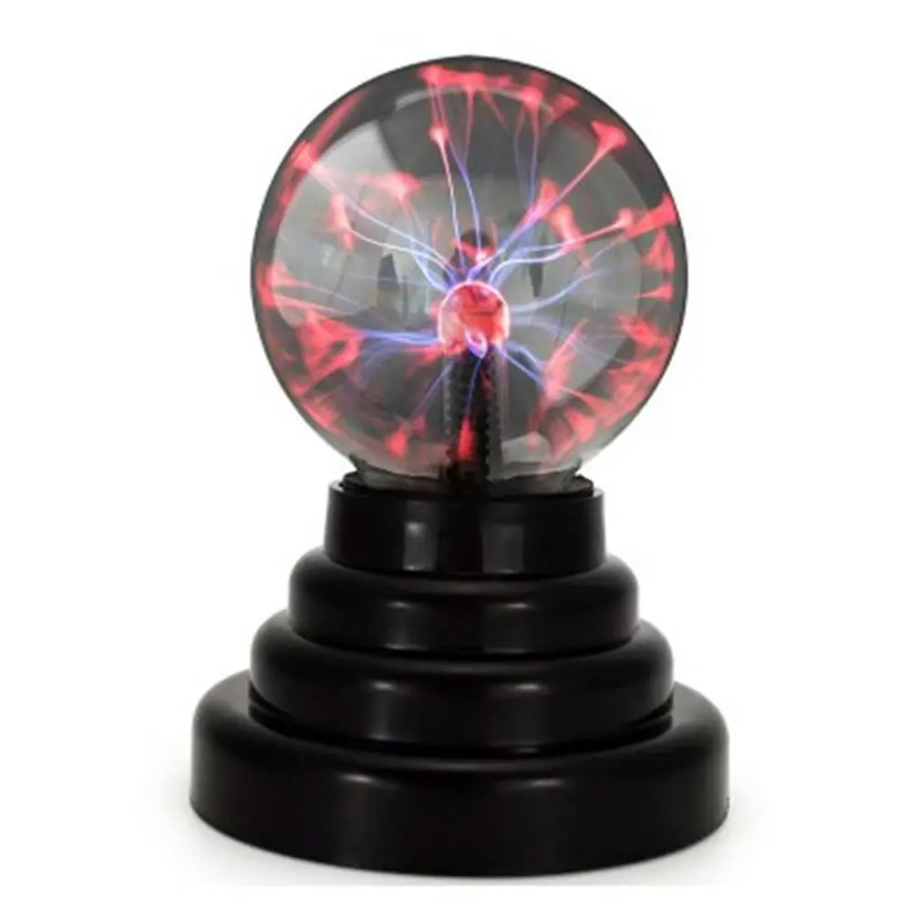 3 Inch Plasma Ball Atomosphere Night Light Lava Lamp Supply By USB And AAA Batteries Kids Gift Magic Lightning Bolt LED Lampen