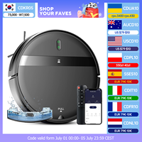 RAYFURN G20 Robotic Vacuum 6000Pa Auto-Charge/Vacuum-Mop 2-in-1 Programmable Cleaner Hardwood/Tile/Carpet Smart Cleaning System