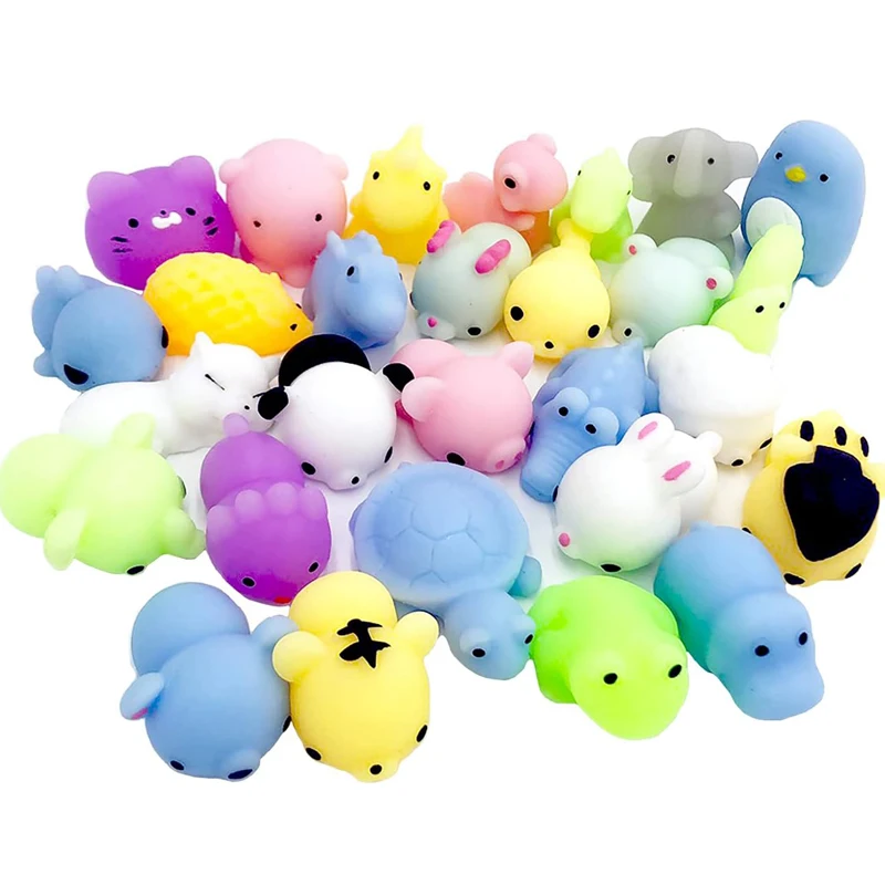 Mochi Squishy Spielzeug, niedliche Tiere, Zappeln, Squeeze-Stressspielzeug für Kinder, lustiges Geschenk, Geburtstagsparty, Gastgeschenke, Klassenzimmerpreise – Detail 5