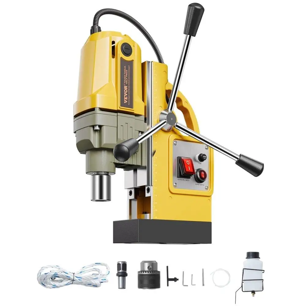 

Magnetic Drill Press 1400W 2810 lbf 1.6 inch Bore Size 800 RPM