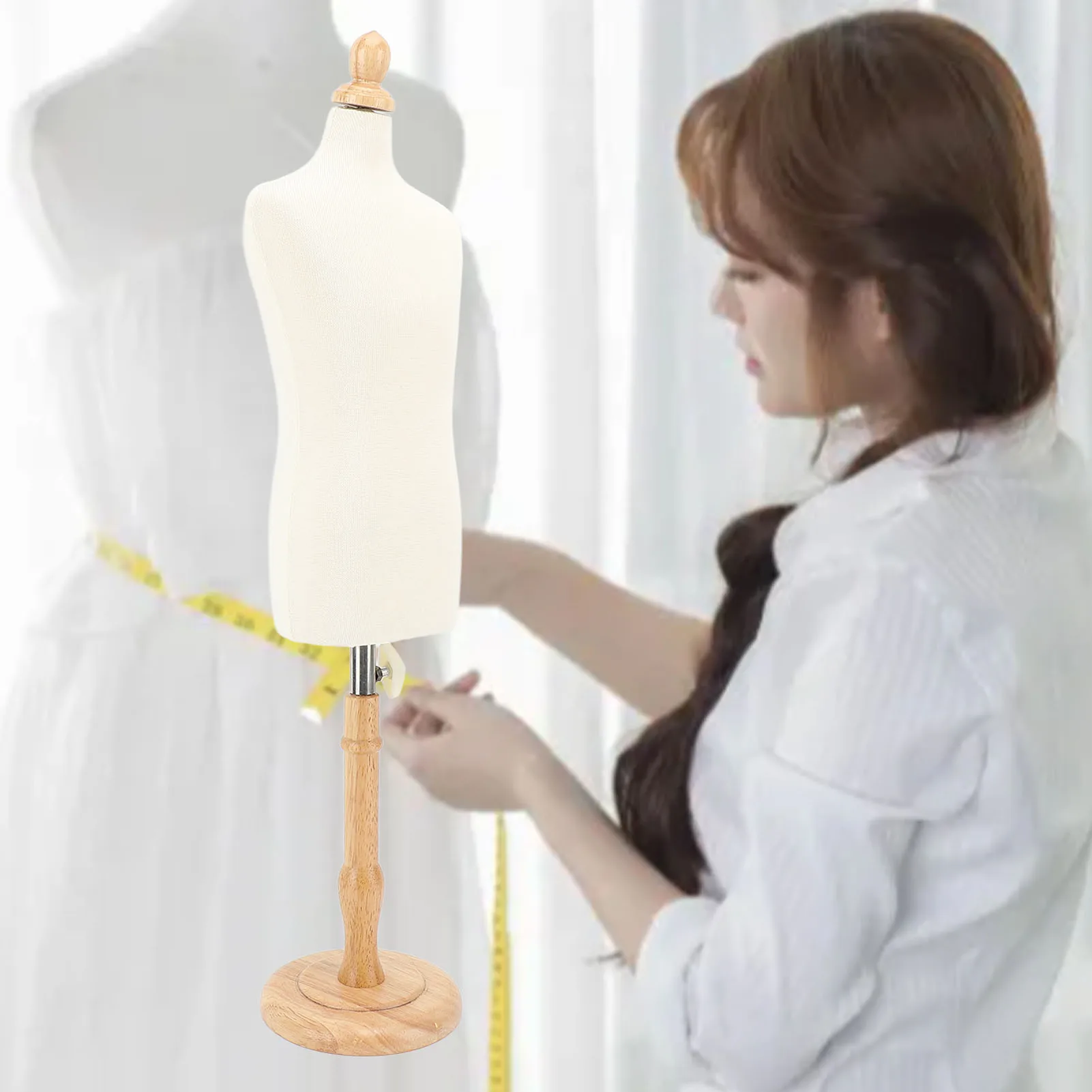 Male Body Dress Form with Stand Teaching Mannequin Torso Fixable Elegant Versatile Dress Model for Display Design Sewing