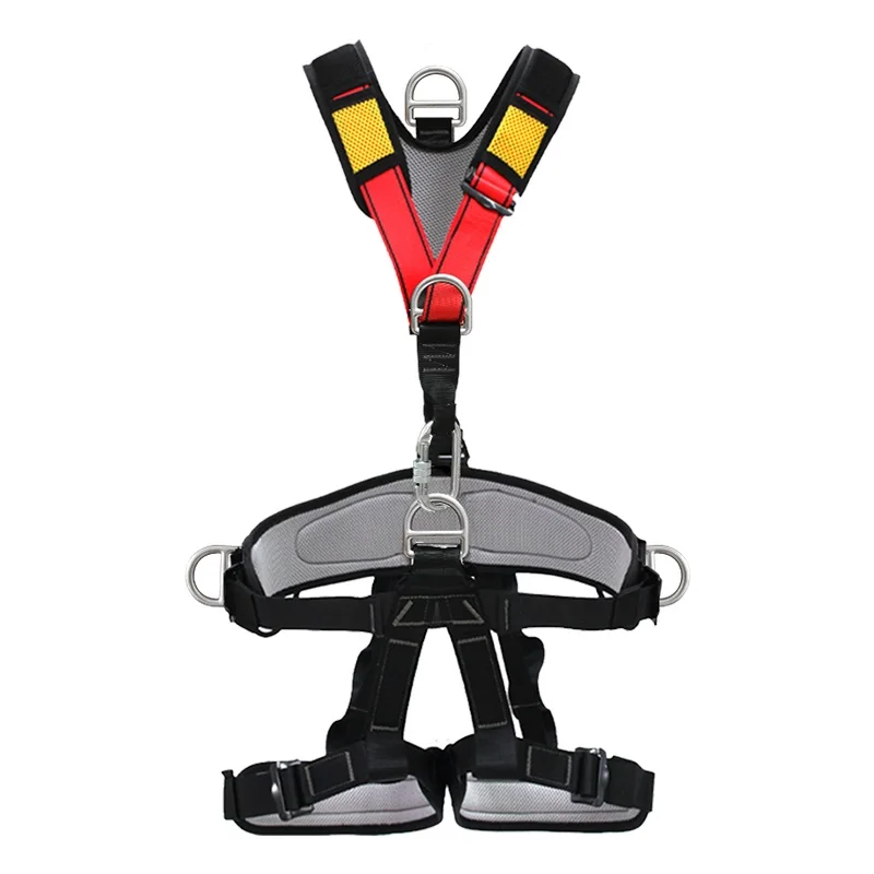 Multifunctional Climbing Rescue Safety Rope Double Belt Safety Belt Aerial Work Full Body Safety Belt