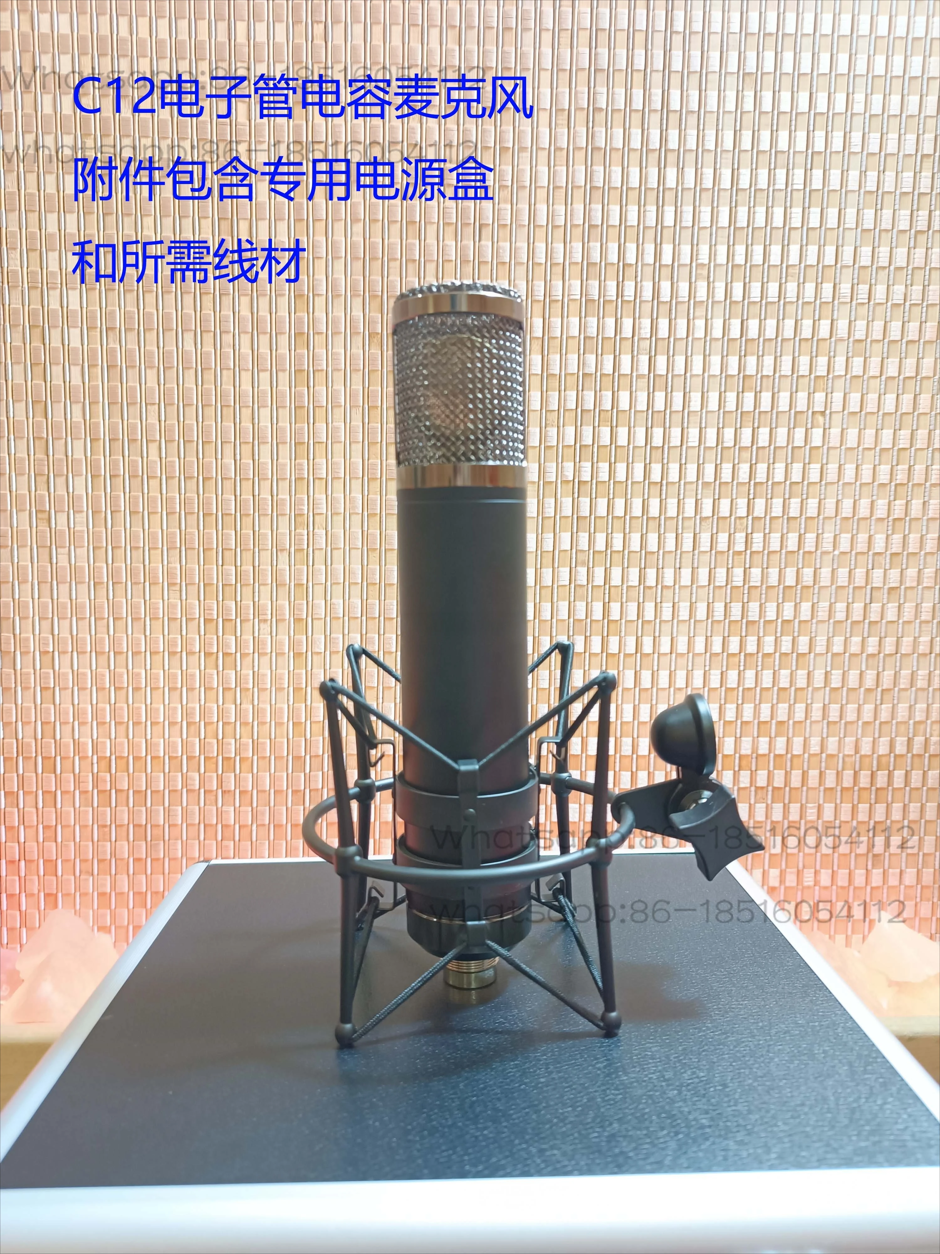 

Высокое качество ручной работы с большой диафрагмой C12, ламповый конденсаторный микрофон, прямая трансляция, хост, студия записи в реальном времени, пение