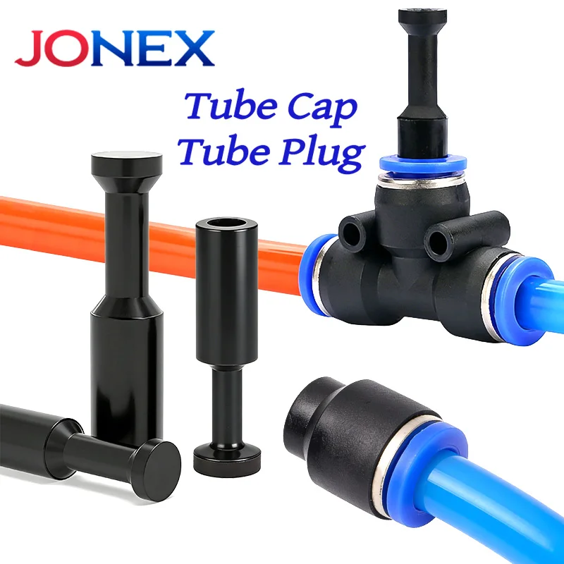 10PCS Pneumatic Connector Quick Plug Plastic PPF Tube Cap PP Fitting Stopper 4mm 6mm 8mm 10mm Air Hose Sealing Connector