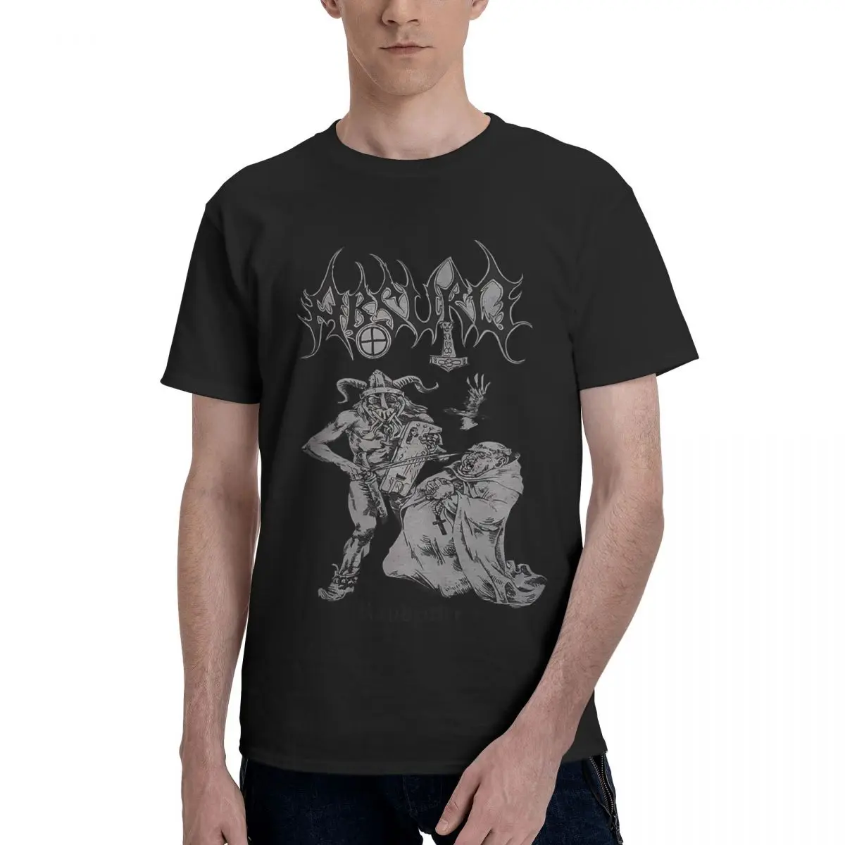 

Absurd Shirt Horna Dark Fury Katharsis Graveland Nargaroth Sataniicc Warmaster Cotton Casual Breathable Confortable T-Shirts
