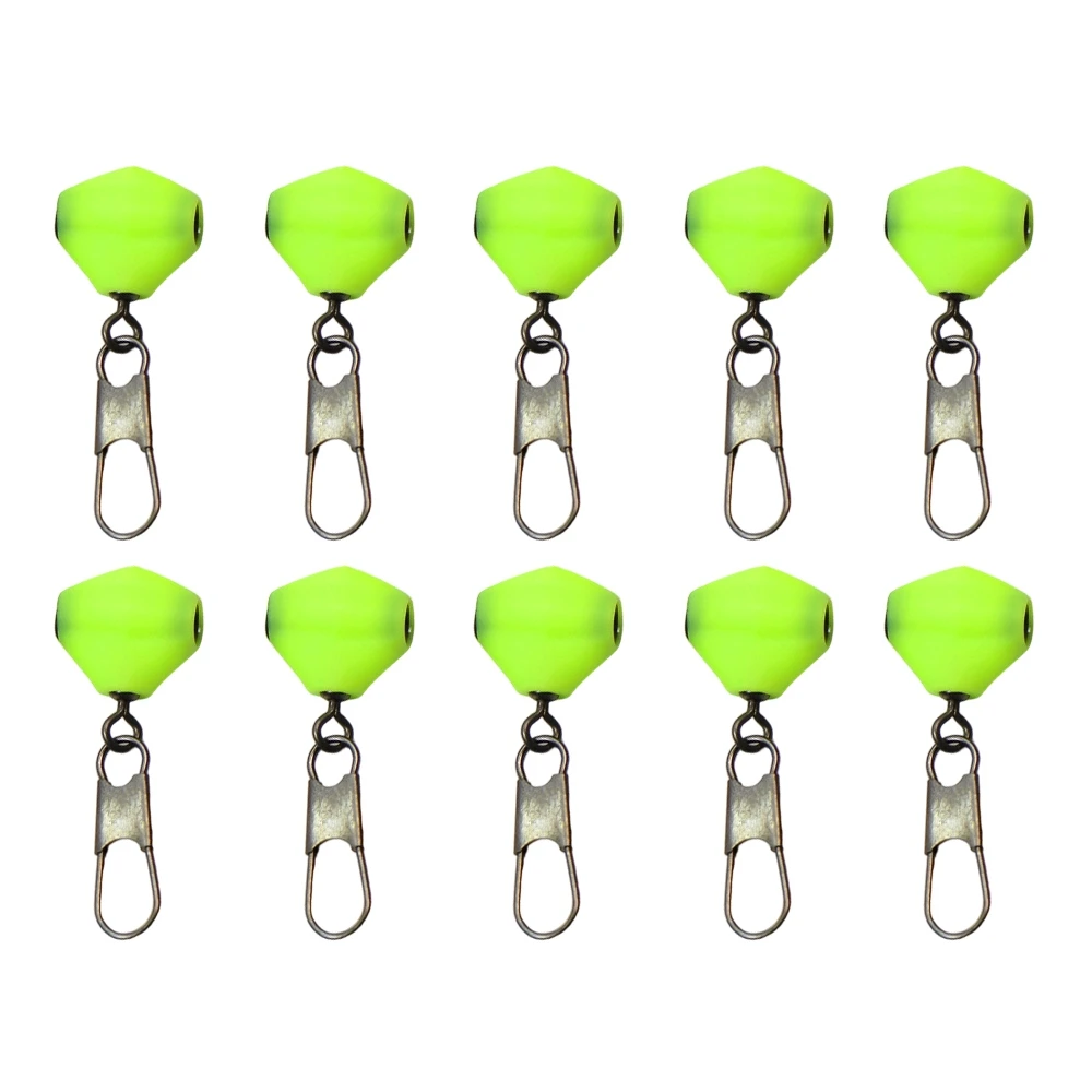 Fishing Sinker Slip Clip Interlock Snap 10Pcs Weight Slide Float Rest Connector Fishing Float Link Tackle Parts