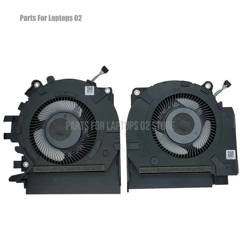 L+New CPU+GPU Cooling Fan for HP Envy 15-EP 15T-EP000 15-EP0001DX 15-EP0008CA 15-EP0010CA P/N:M04777-001 M04776-001 DC12V 0.50A