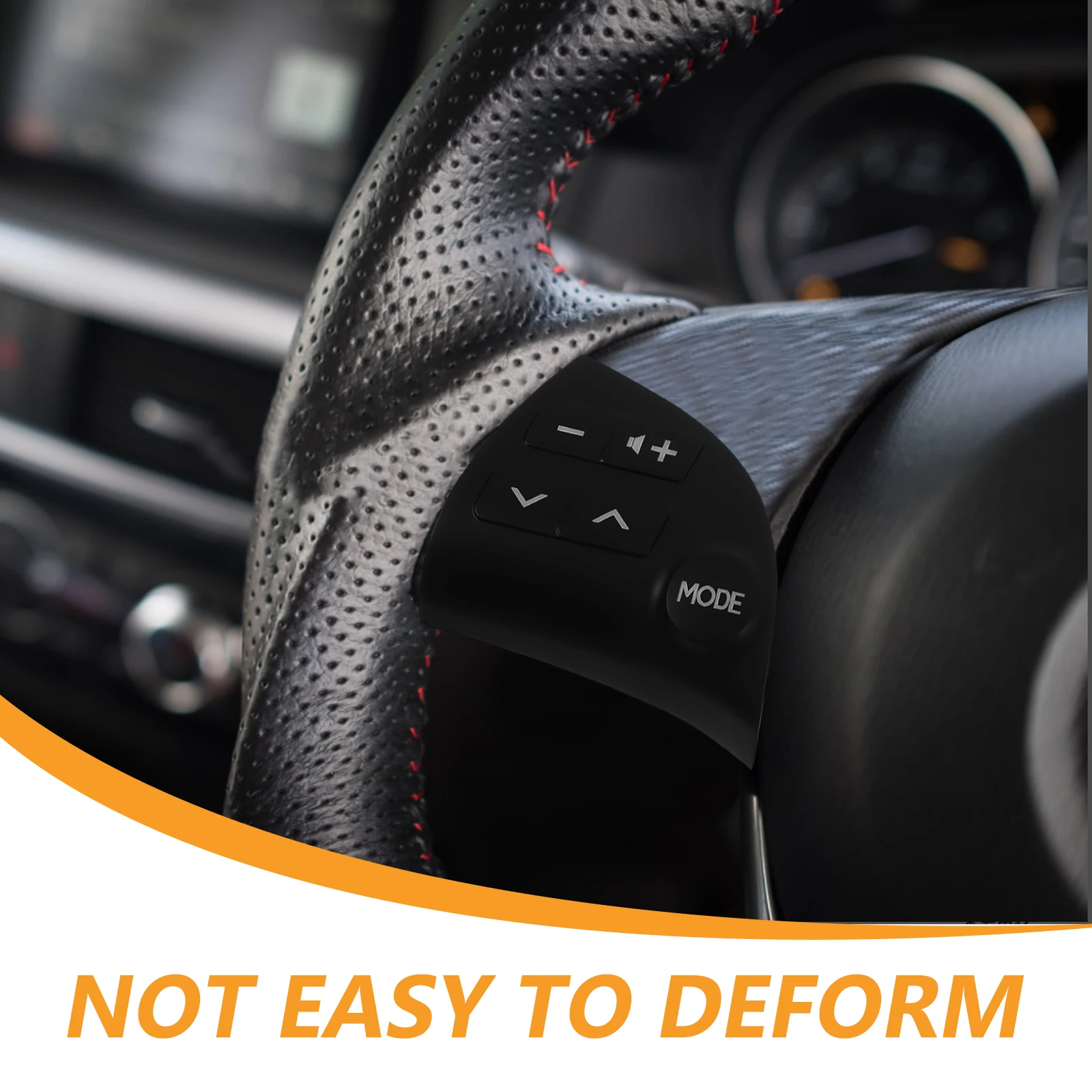 

1 Pair Steering Wheel Buttons Cruise Control Switch Replacement For Abs Durable Car Steering Wheel Switch Buttons Mounted