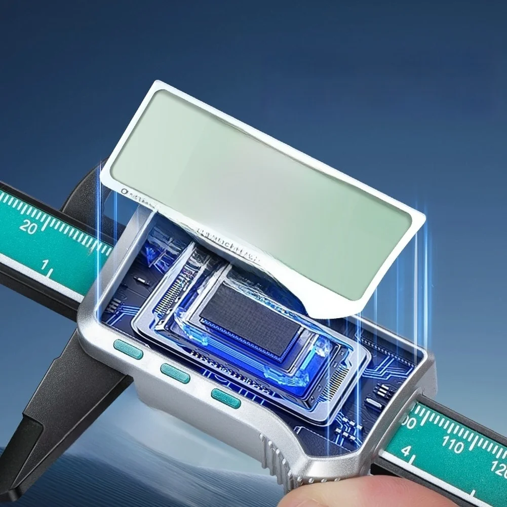 0-150mm Digital Caliper with Bright LED Screen and Intuitive Controls for Fast and Repeatable Dimensional Checks