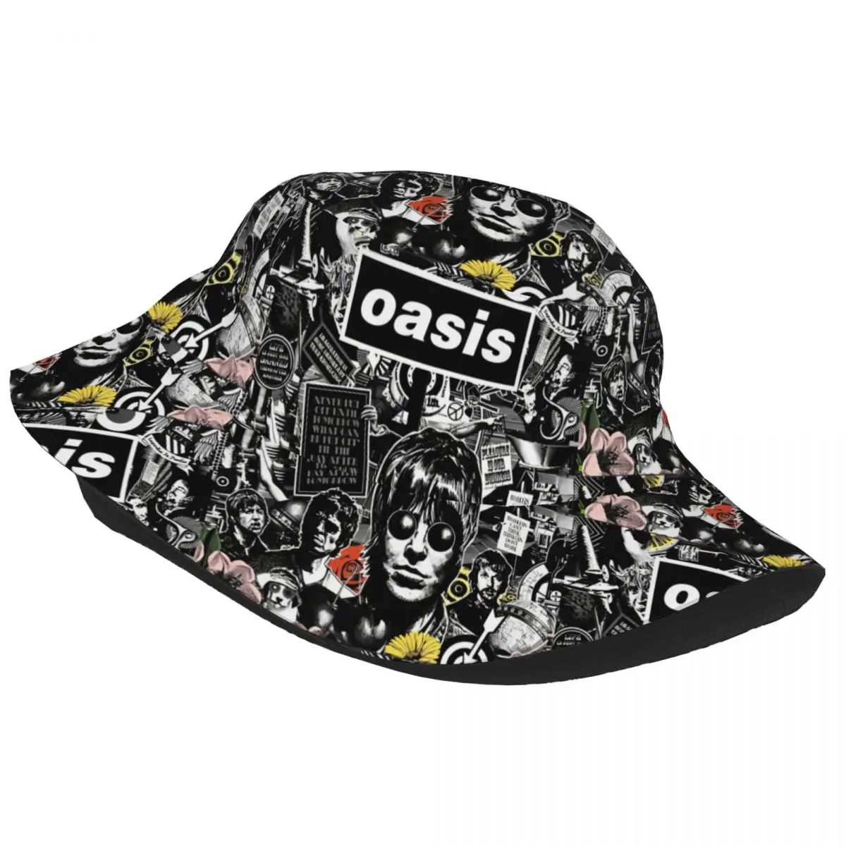 Trendy Whats The Story Morning Glory Oasised Bucket Hat Men Women Fishing Fisherman Hat Beach Vacation Getaway Headwear Bob Hat