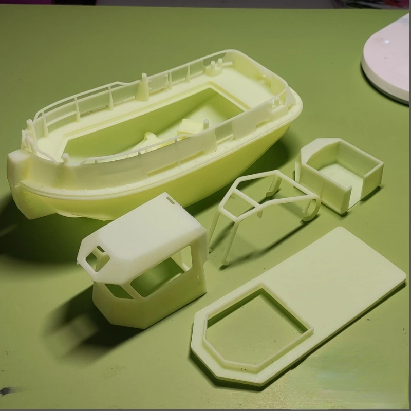 1/48 Damen 1004 Sleepboot 3d Printing Kit 220Mm Afstandsbediening Boot Mini Schattige Sleepboot Model Kit