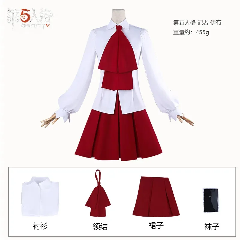 LQIdentity V كوسبلاي كروس Ib كوسبلاي أليس ديروز زي JK زي الهالوماس عيد الميلاد لعب الأدوار للنساء