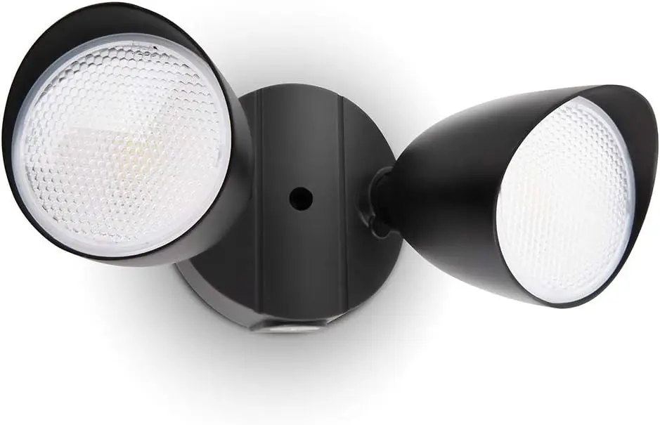 

3500 Lumen Dusk-to-Dawn Dual-Head Outdoor Flood Light, Waterproof Security Lighting for Patio Garden Yard